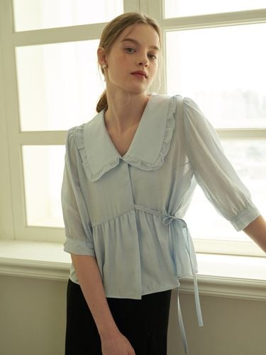 Poem Blouse - Sky Blue - flove - Modalova