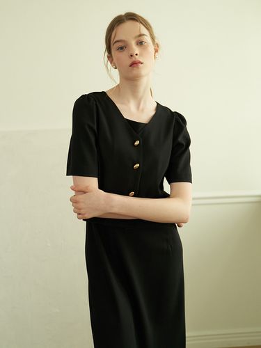 Ordin Dress and Blouse Set - Black - flove - Modalova