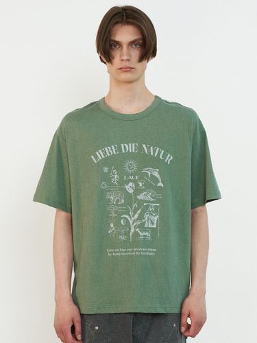 Liebe Logo T Shirt Pigment Green - BAUF - Modalova