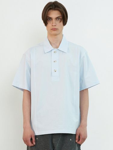 Pullover Half Shirt Light Sky Blue - BAUF - Modalova