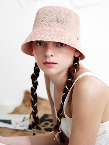 Venice Pink Bucket Hat - ELKE BLOEM - Modalova