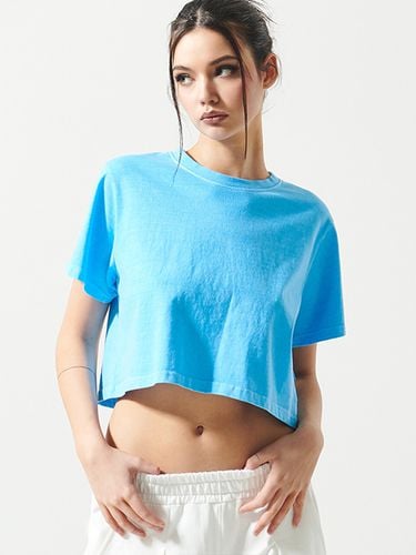 Pigment Crewneck Crop T-shirt () - ATTENTIONROW FOR WOMEN - Modalova