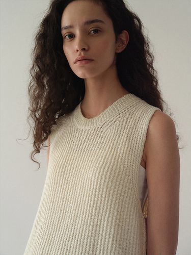 Cotton Vest Knit_2 Colors - LeniL - Modalova