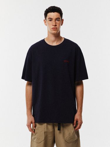 Emblem Logo Half Sleeve Tee (Navy) - V2 - Modalova