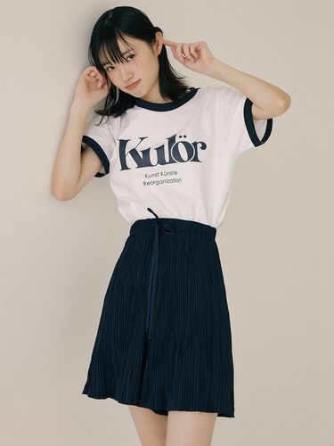 Kst Pleats Short Navy - REORG - Modalova