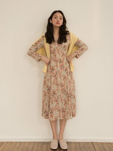 For Pattern Flutter Long Dress_3Color - REORG - Modalova