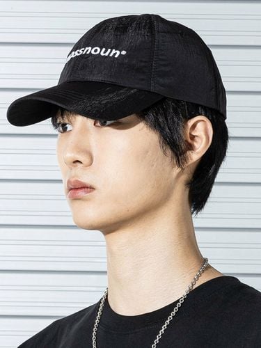 Nylon Metal Ball Cap_Black White - MASSNOUN - Modalova