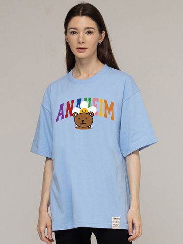 Rainbow Flower Bear Half Sleeve T-shirt - GRAVER - Modalova