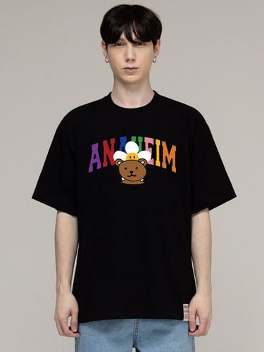 Rainbow Flower Bear Half Sleeve T-shirt_6 Colors - GRAVER - Modalova