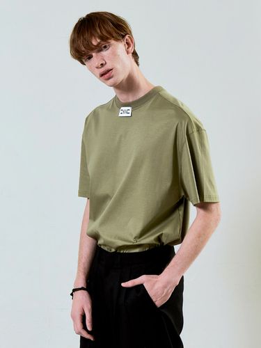 Point Label T-Shirt Khaki - SYNC - Modalova