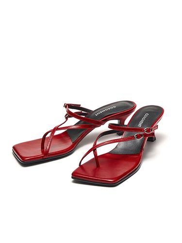 Kindle Muled Heels - Red - COAGMENT - Modalova