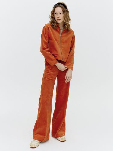 Corduroy Banded Pants 001 Parrot - Qduroy - Modalova