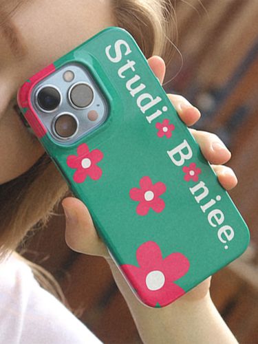 Flower Logo_Iphone Case [Green] - BONIEE - Modalova