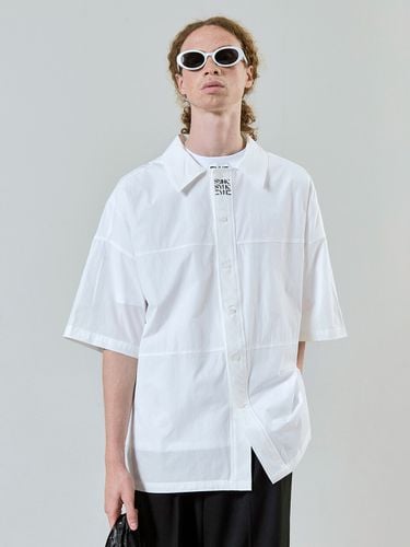 Logo Point Short Sleeve Shirt White - SYNC - Modalova