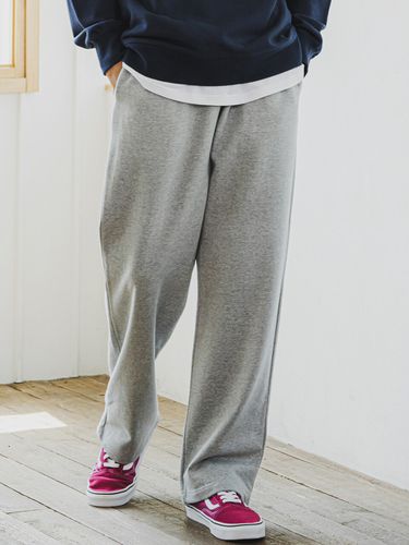 Wide Sweatpants _ Grey - CAMELWORK - Modalova