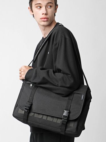 Logo Messenger Bag (Black) - bubilian - Modalova