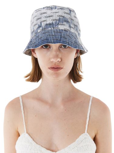 Monogram Bucket Hat / Navy - CERRIC - Modalova