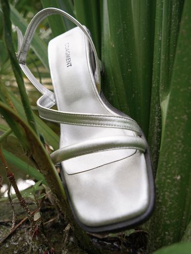 Square Sandal Heel_Silver - COAGMENT - Modalova