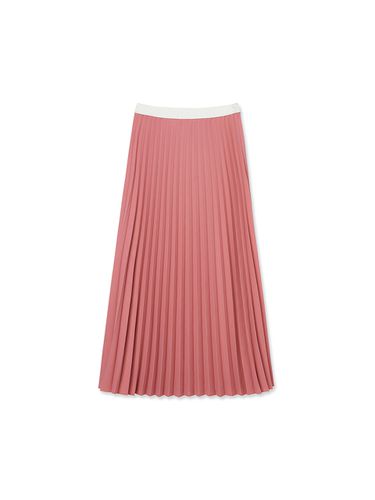 Women Pleats Maxi Skirt _ Pink - IOLO - Modalova