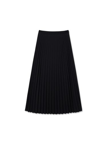 Women Pleats Maxi Skirt _ Black - IOLO - Modalova