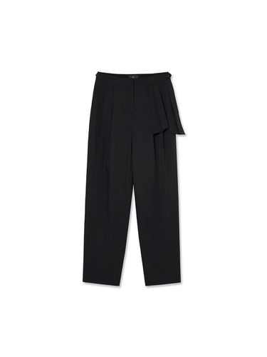 Women Ribbon Baggy Pants _ Black - IOLO - Modalova