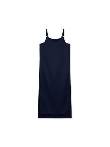 Satin Slip Dress _ Navy - IOLO - Modalova