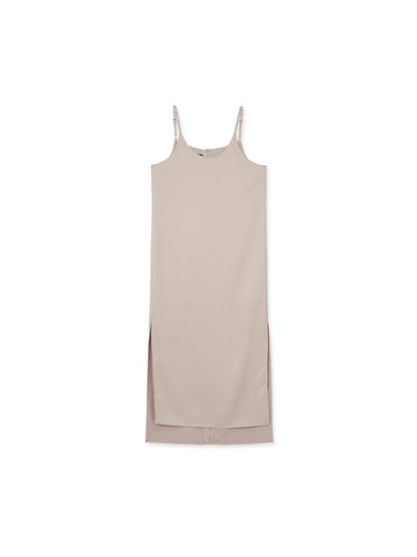 Satin Slip Dress _ Beige - IOLO - Modalova