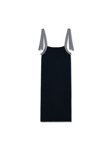 Organic Cotton Ribbon Dress _ Navy - IOLO - Modalova