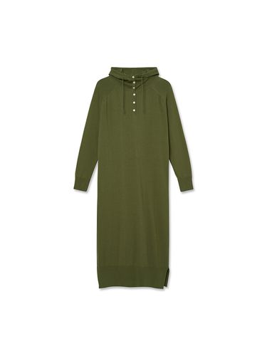 Organic Hoodie Dress _ Green - IOLO - Modalova