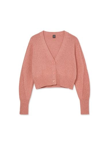 Women Cropped Cardigan _ Pink - IOLO - Modalova