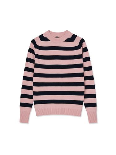 Navy Striped Crewneck Pullover _ - IOLO - Modalova