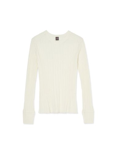 Women Rib Cuffs Round Pullover _ - IOLO - Modalova