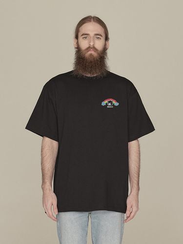 Rainbow Bear Short Sleeve T-Shirt_Black - RADINEO - Modalova