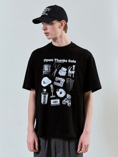 OTS Graphic T-Shirt Black - SYNC - Modalova