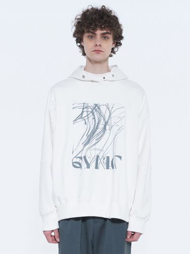 Brush Painting Snap Hoodie IV - SYNC - Modalova