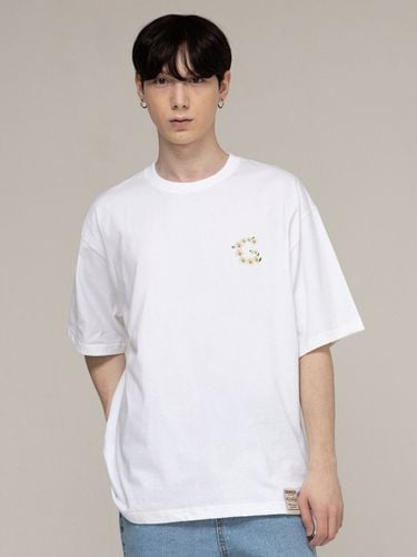 G Flower Graphic T-shirt White - GRAVER - Modalova