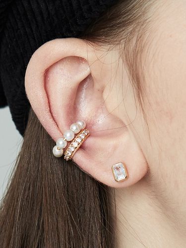 Margaret Pearl Ear cuff set - TATIANA - Modalova