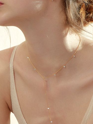 Brillion Y Chain Necklace - TATIANA - Modalova