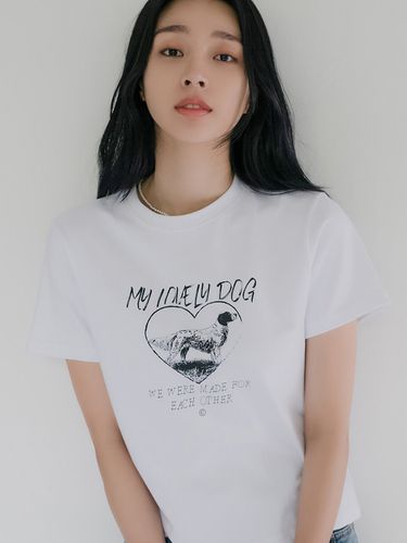 My Lovely Dog Tshirt - White - hardcore happiness - Modalova