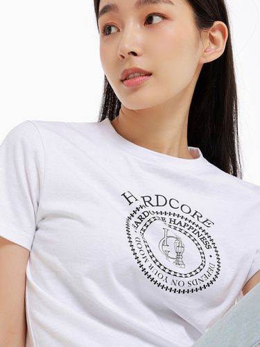 Colum Logo Regular Hardcore Tshirt - hardcore happiness - Modalova