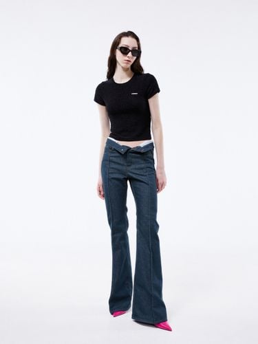 Waist Folded Denim Pants () - whole paper - Modalova