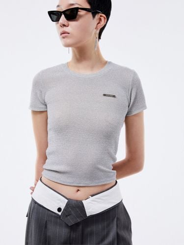 Glitter Tight Top (Light Gray) - whole paper - Modalova