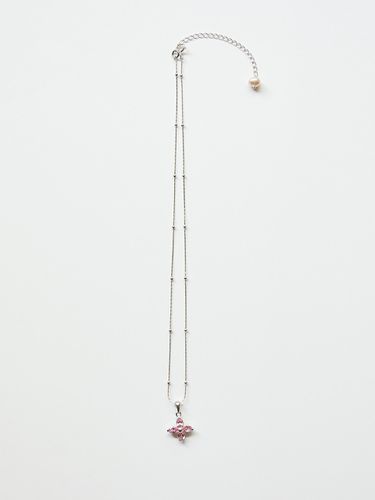 Pink Plumeria Necklace - guitbol - Modalova