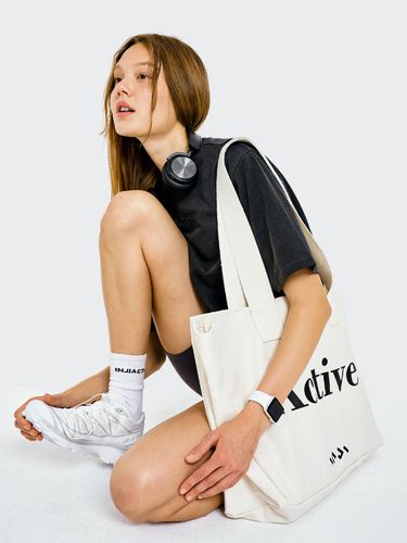 INJIACTIVE Tote Bag_Cream - INJIACTIVE - Modalova