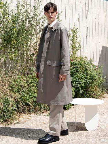 Relax Over Fit Hidden Mac Coat - NORD STUDIO - Modalova