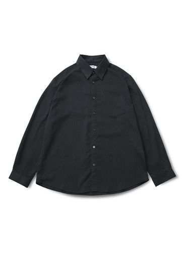 Relaxed Linen Shirt (Black) - NORD STUDIO - Modalova