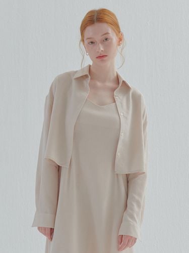 Basic Shirt_Beige - camino - Modalova