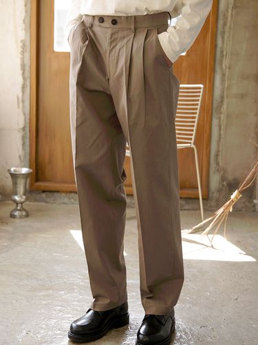 Relaxed Two Tuck Cotton Pants - NORD STUDIO - Modalova