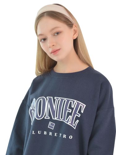 Logo Sweatshirt (Navy) - BONIEE - Modalova