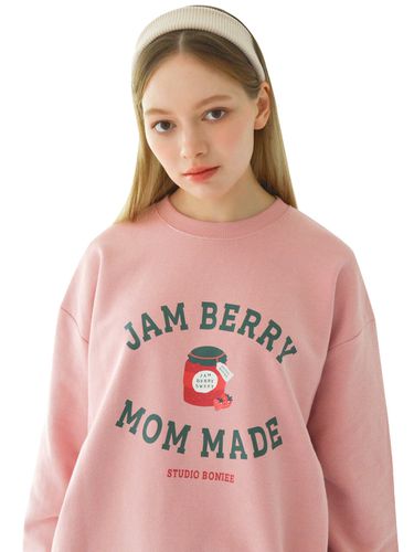 Strawberry Jam Sweatshirt (Pink) - BONIEE - Modalova